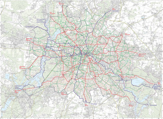Cycle routes, cycle paths, cycle lanes of Berlin